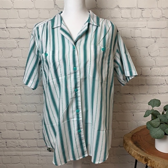 Vintage Western Style Blouse - Picture 1 of 13